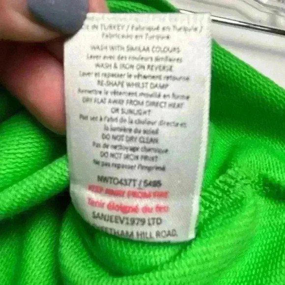 ASOS “Native Youth” Oversized Green Sweatshirt Fox Panda Embroidery Adult Small - Picture 7 of 15